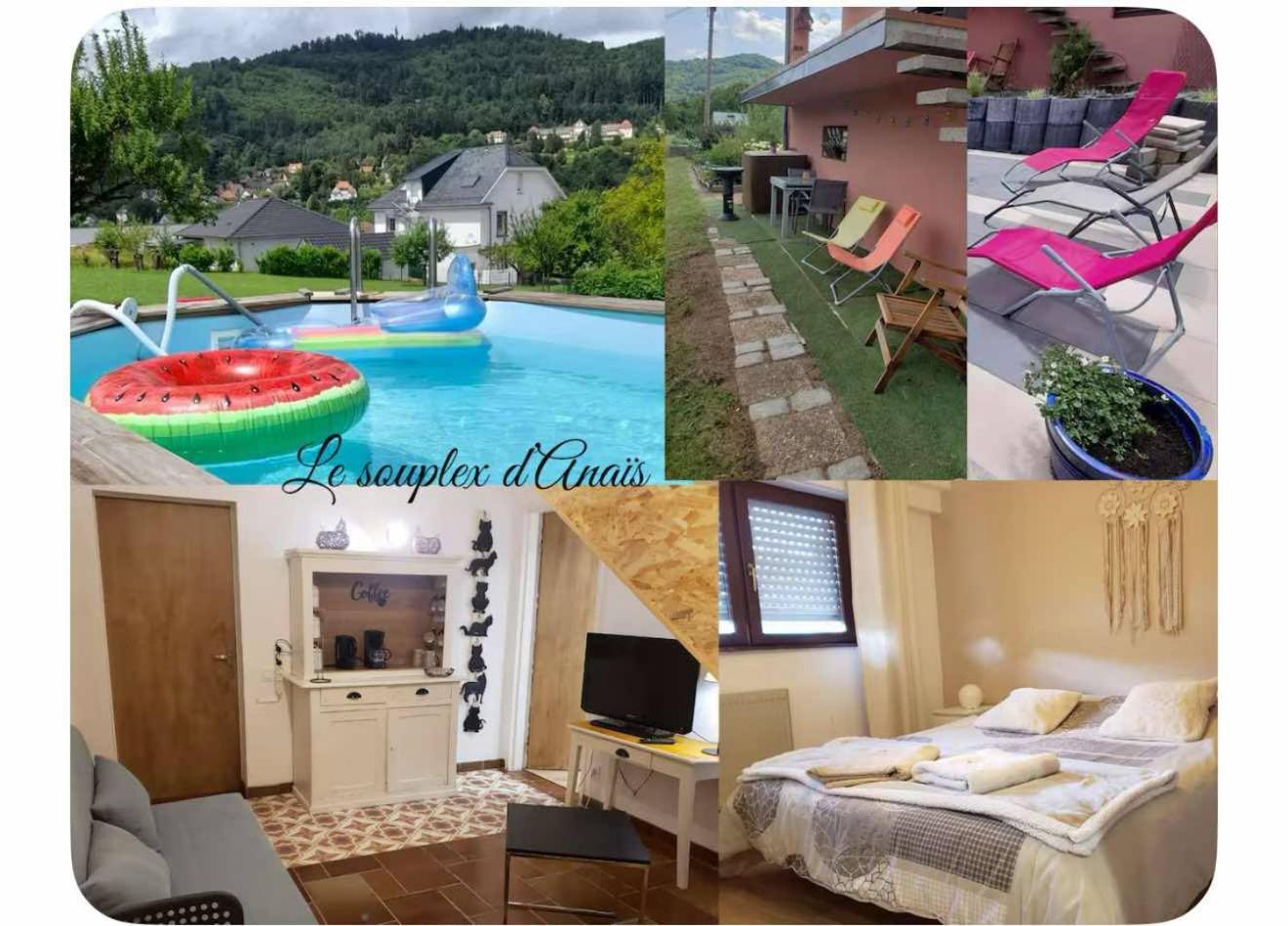 Bed and Breakfast Le Souplex D'Anais Ширмек Экстерьер фото